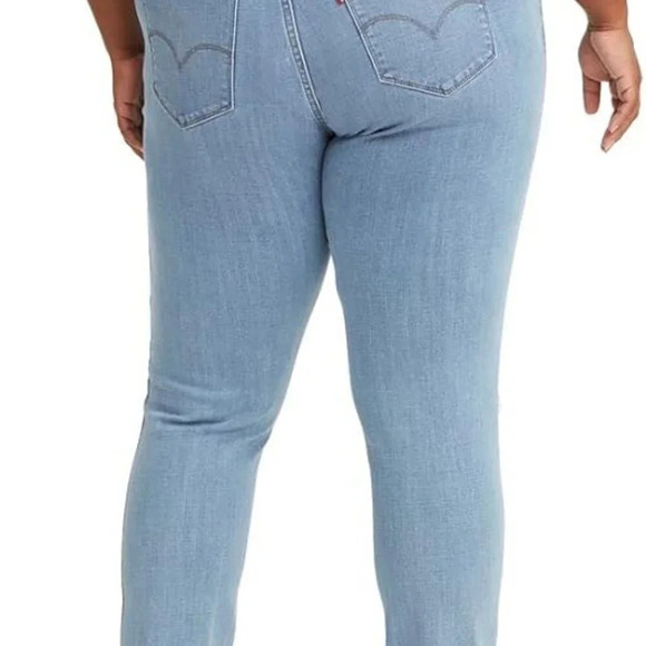 NWT Levi's Light Wash 721 High Rise Skinny Jeans in Size 16 W Wide S Short - Picture 9 of 15